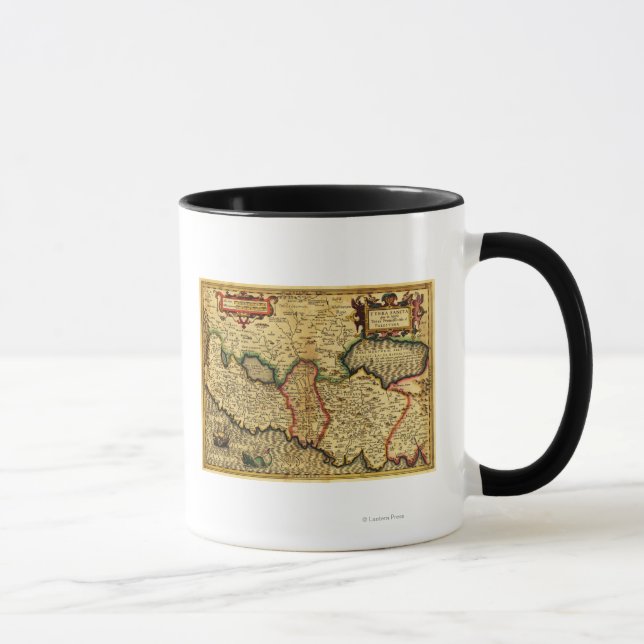 PalestinePanoramic MapPalestine 5 Mug (Right)