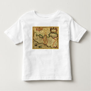 PalestinePanoramic MapPalestine 5 Toddler T-shirt