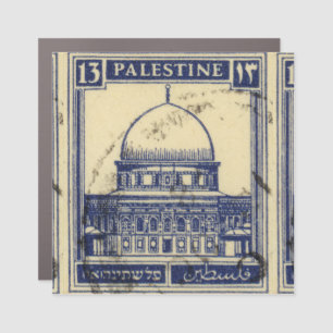 palestinian ancient stamp 1920_ palestine folklor car magnet