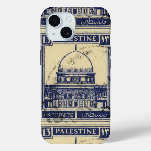palestinian ancient stamp 1920_  palestine folklor Case-Mate iPhone case (Back)