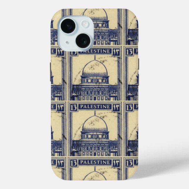 palestinian ancient stamp 1920_  palestine folklor Case-Mate iPhone case (Back)