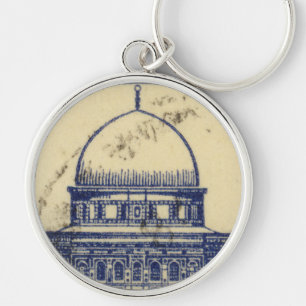 palestinian ancient stamp 1920_  palestine folklor keychain