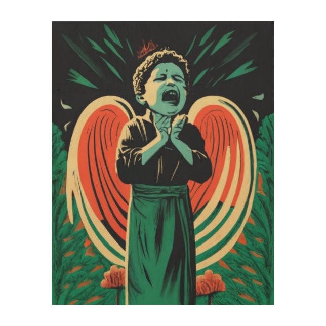 PALESTINIAN angel kids WALL ART (Front)