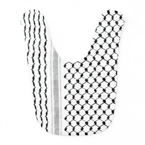 Palestinian Arabic Kufiya Pattern Customized baby Bib