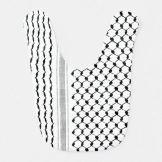 Palestinian Arabic Kufiya Pattern Customized baby Bib