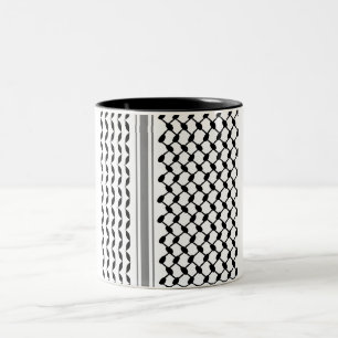 Palestinian Black Kufiya Mug