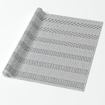 Palestinian Black & White Keffiyeh