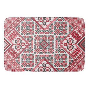 Palestinian Embroidery pattern 2 Bath Mat