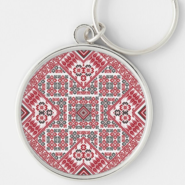 Palestinian Embroidery pattern 2  Keychain (Front)