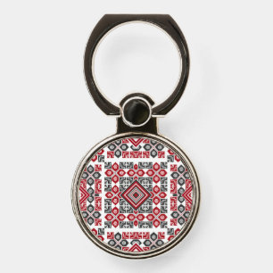 Palestinian Embroidery pattern 2  Phone Ring Stand