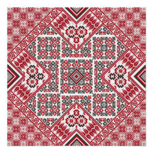Palestinian Embroidery pattern 2 Poster