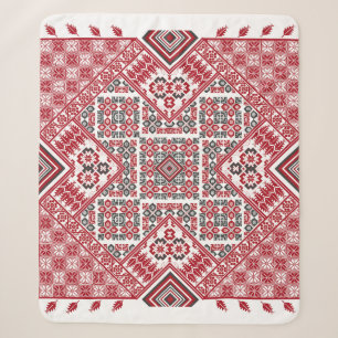 Palestinian Embroidery pattern 2 Sherpa Blanket