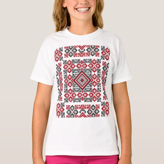 Palestinian Embroidery pattern 2  T-Shirt (Front)