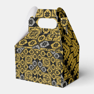 Palestinian Embroidery pattern Printed Design Favor Boxes
