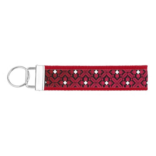 Palestinian Embroidery Tatreez Art printed Design Wrist Keychain