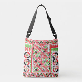 Palestinian Embroidery Tatreez printed design Crossbody Bag