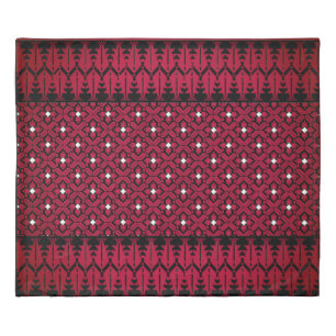 Palestinian Embroidery Tatreez printed design Duvet Cover