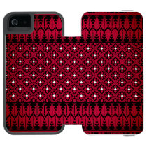 Palestinian Embroidery Tatreez printed design  iPhone SE/5/5s Wallet Case