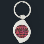 Palestinian Embroidery Tatreez printed Design Keychain<br><div class="desc">Palestinian Embroidery Tatreez Cross Stitch Art Design modern</div>