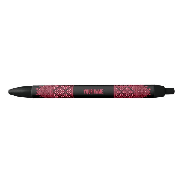 Palestinian Embroidery Tatreez printed design Pen (Front)