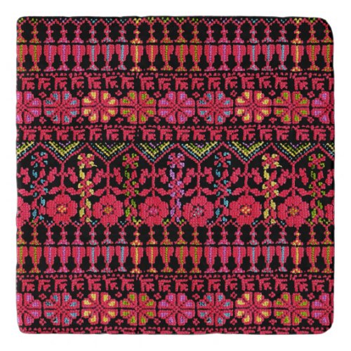 Palestinian Embroidery Tatreez printed Design Trivet