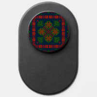 Palestinian Embroidery Tatreez red green 5 Pattern