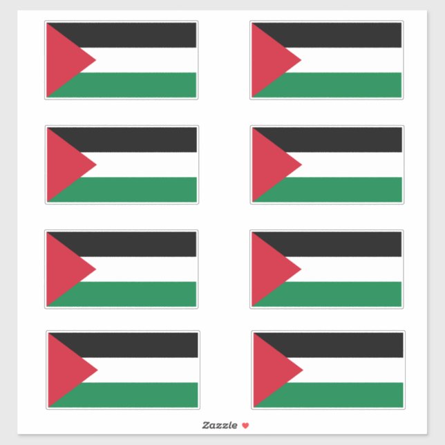 Palestinian Flag (ستيكرات علم فلسطين)‎ Sticker (Sheet)