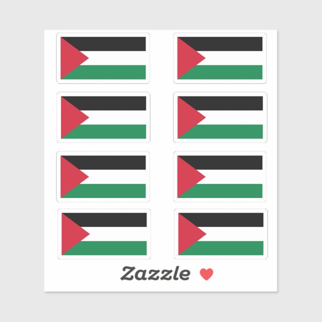 Palestinian Flag (ستيكرات علم فلسطين)‎ Sticker (Sheet)