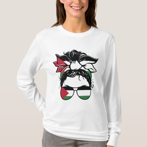 Palestinian flag accessories design T_Shirt