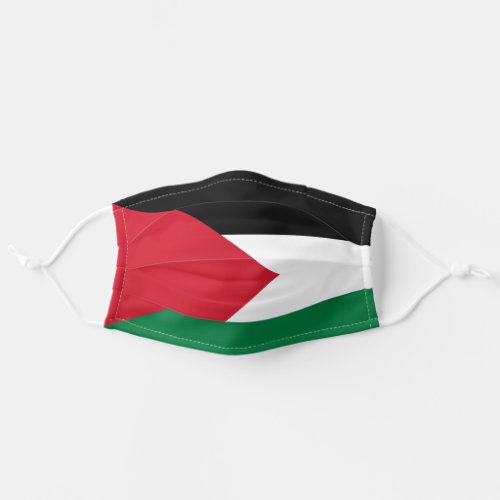 Palestinian flag adult cloth face mask