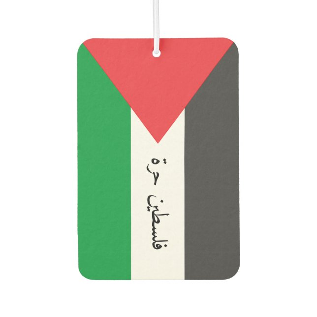 Palestinian flag Free Palestine Air Freshener (Front)