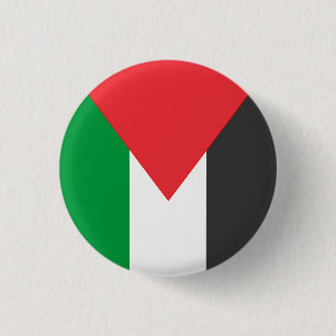 Palestinian flag Free Palestine customized Button