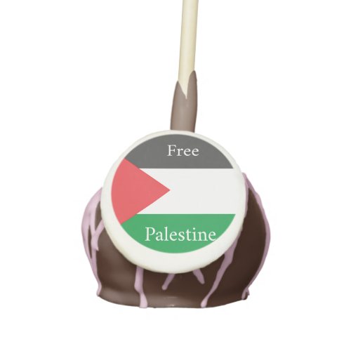 Palestinian flag Free Palestine customized Cake Pops