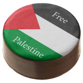 Palestinian flag Free Palestine customized Chocolate Covered Oreo (Angled)