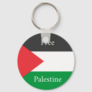 Palestinian flag Free Palestine customized Keychain