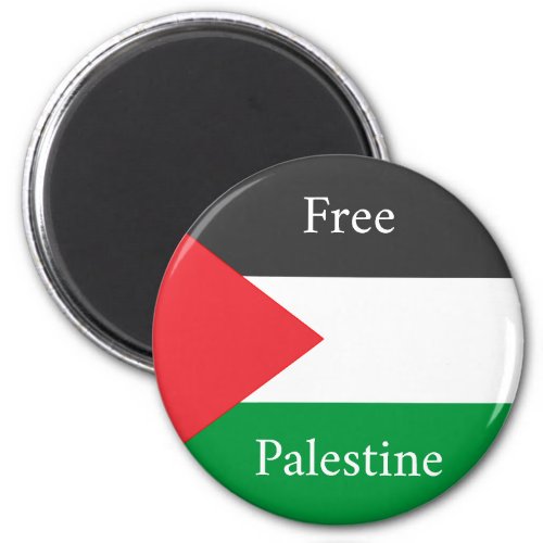 Palestinian flag Free Palestine customized Magnet