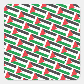 Palestinian flag Free Palestine customized Square Sticker