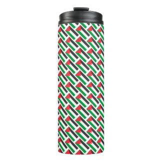 Palestinian flag Free Palestine customized Thermal Tumbler