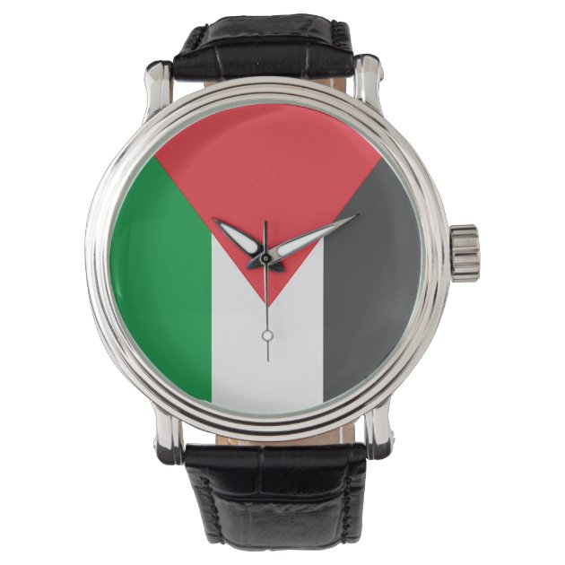 Palestinian flag Free Palestine customizeD Watch | Zazzle