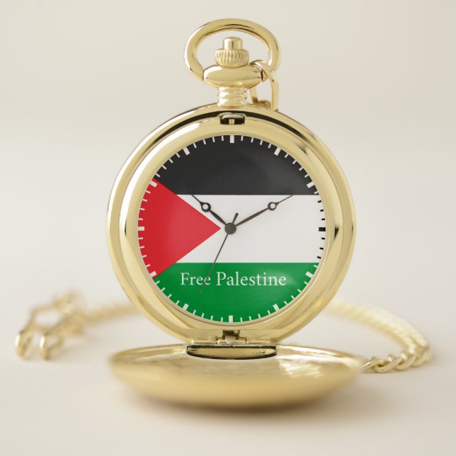 Palestinian flag Free Palestine Watch (Inside)
