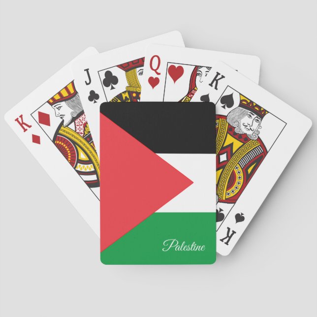 Palestinian Flag Games, Palestine Playing Cards (Back)