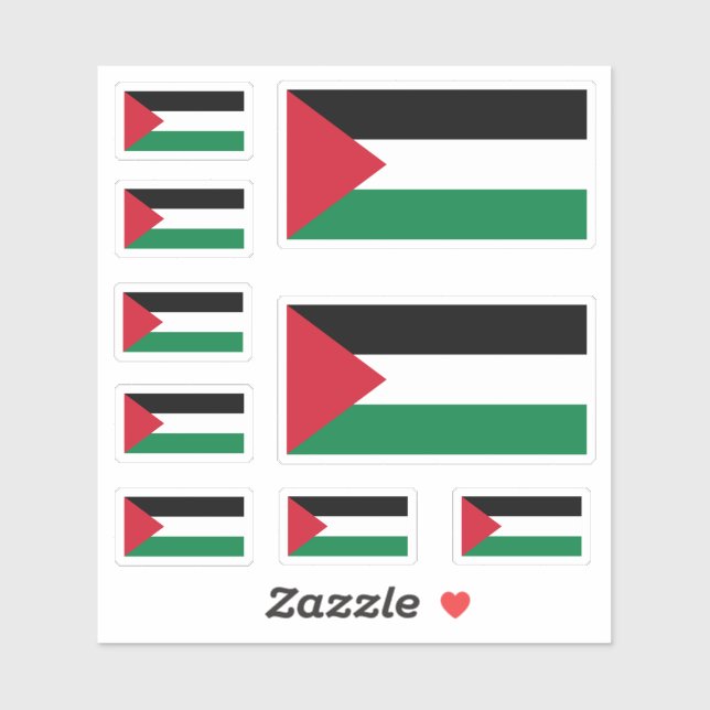 Palestinian Flag #pack2 | (ستيكرات علم فلسطين)‎ Sticker (Sheet)