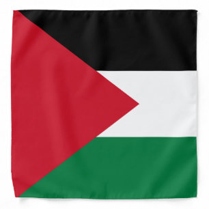 Palestinian Flag (Palestine) Bandana