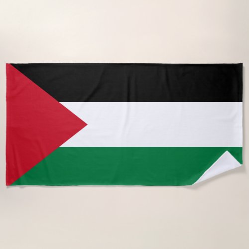 Palestinian Flag Palestine Beach Towel