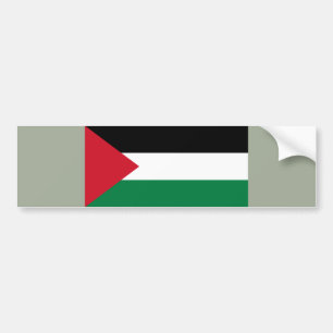 Palestinian Flag (Palestine) Bumper Sticker