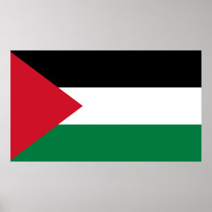 Palestinian Flag (Palestine) Poster