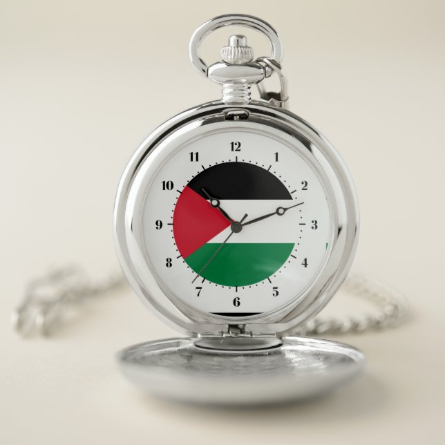 Palestinian flag pocket watch (Inside)