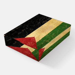 Palestinian Flag Vintage Paperweight