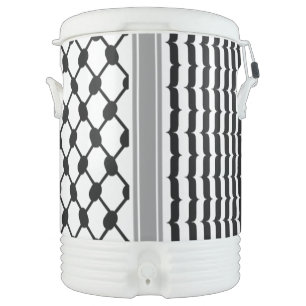 Palestinian Hatta Keffiyeh Kufiya Folk (2 Pattern) Beverage Cooler