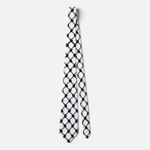 Palestinian Hatta Keffiyeh Kufiya Folk (2 Pattern) Neck Tie